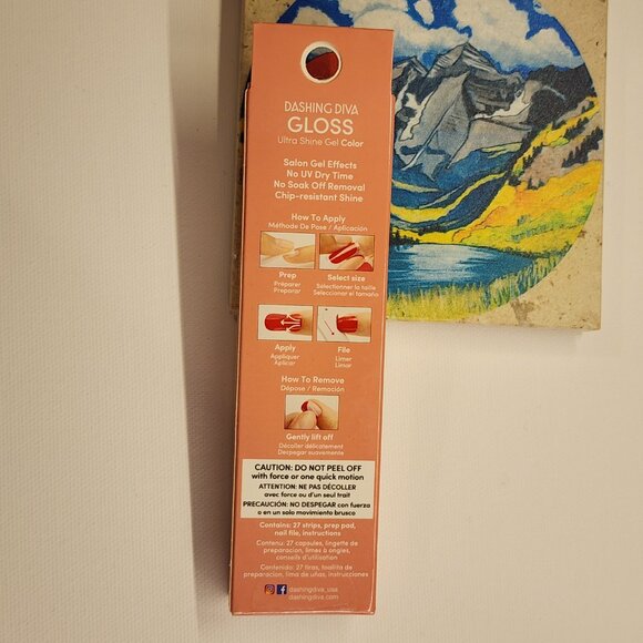 Dashing Diva Gloss Nail Strips - Solar Sepia - Picture 5 of 7